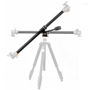 Tripods 61cm/24" Tripod Boom Cross Extension Arm Horizontal Rod Camera Mount Rotatable Multi-Angle Center Column Tube Accessory