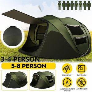 Tenten en schuilplaatsen Persoon Automatic Pops Up Family Outdoor Camping Tent eenvoudig Open Camp Ultralight Instant Shade Portable Construct291s