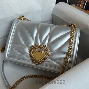 Luxury Bags Fashion Designer Womens High Quality Heart Flap Print Handbag Chain Leather Women Shoulder Bags Wallets Crossbody Clutches 2022