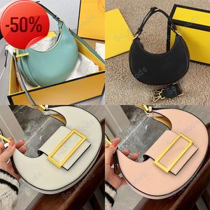 Designer väskor Digner High Qualiy Graphy Tote Luxury Women Fashion Half Moon Shoulder Crossbody Black White Underarm Armpit Evening Bagtote Bag Factory Wholesale