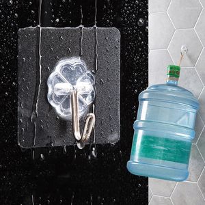 Haken 10 Stück transparent starke selbstklebende Türwandaufhänger Saugnapf schwere Last Rack Cup Sucker für Küche Badezimmer