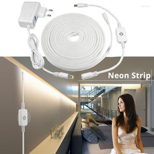 Strips Neon LED Strip DC12V 6mm Tape Rope Tube Flex Cutter DIY Wall Art Sign Room Light Waterproof IP65