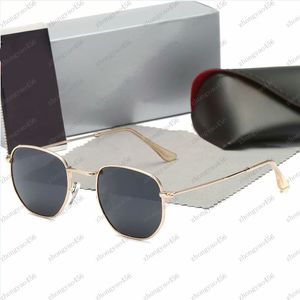 Luxurys Designer Men women Sunglasses Adumbral UV400 Eyewear Classic Brand Retro eyeglasses male woman Sun Glasses Metal Frame Glass lens With Box case