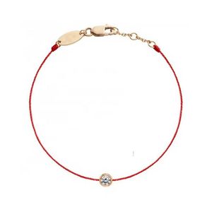 B01-001E Pulseiras vermelhas de linha vermelha para mulheres corda 316L Aço inoxidável Mulheres pulseira de braça de quarta