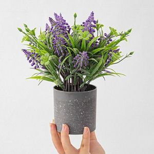 Decorative Flowers Plastic Creative Energy-saving Fake Potted Plant No Odor Simulation Bonsai Innovative Home Decor