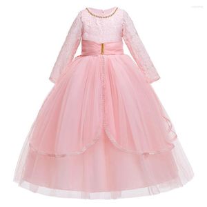 Girl Dresses Children's Princess Dress Flower Wedding Evening Girls Mesh Skirt Costumes Teen