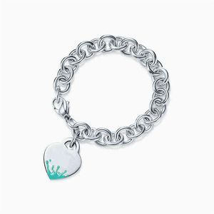 Nova pulseira de jóias de designer de moda feminina Sterling 925 pulseira G2205220230A