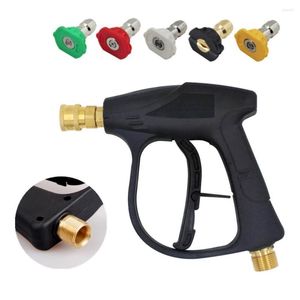 Lance High Pressure Car Wash Water Gun Pistol With M22 15mm Inlet Socket And 5 Spray Jet Nozzles