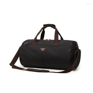 حقيبة Duffel Bags Mountain Classic Cordura for Men Leater Leather Carryon Weekend بين عشية وضحاها