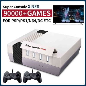 Controller di gioco Joystick Super Console X NES Retro Game Supporta più emulatori come PSP/PS1/N64/DC Con due controller cablati Invia 90.000 giochi T220916