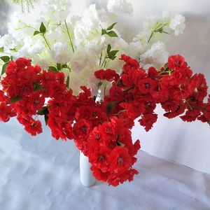 Upscale Artificial Silk Flowers Encryption Blossoms colorido para decoração de casamento Ornamento de 10 PCs