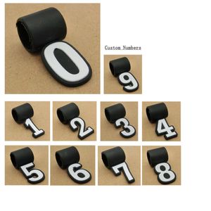 New Custom Silicone Numbers for Sport Tornado Titanium Necklace Baseball Number2191