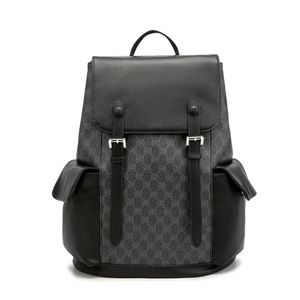 디자이너 가방 Mochila Marca 대용량 배낭 격자 무늬 가죽 패션 Mochila Lujo 남자 여자 여행 노트북 Daypack stichbag mochila hombre sac