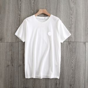 Monclair Classic Chest Logo Mens T shirt Frankrijk Luxe merk Shirts Casual Highs Quality T shirt Aziatische maat M XXL