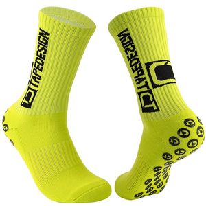 Gotowy w stylu Tapedesign Soccer Socks Warm Socks Men Zimowe pończochy futbolu termiczne Absorption bieganie rowerowe wędrówki 5484