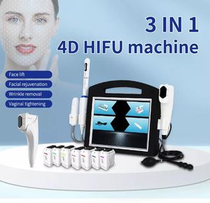 Professional 3 в 1 портативная 4D Hifu Slimming Machine Advanced с 1-12 линии и прибор для подтягивания вагинального затяжения Hifu.