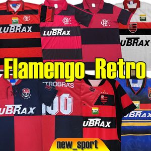 Retro Soccer Jerseys Flamengo Romario 1978 79 88 90 95 96 03 04 100 lat stulecia Vintage Calkorate Curcorate Collection Flamish Bebeto Moreira Men Football Shirt