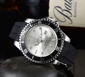 2022 nowy Model top luksusowy zegarek kwarcowy mężczyźni 41mm prezydent ze stali nierdzewnej gumowy pasek męskie zegarki męskie zegarki na rękę