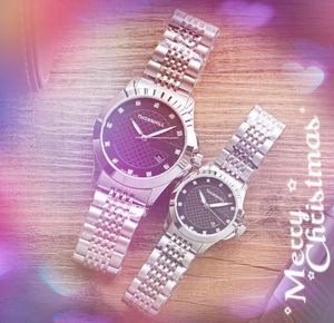 Para miłośnicy mężczyzn Kobiety oglądają stopwatch 38 mm 28 mm mody swobodny zegar 316L Pasek ze stali nierdzewnej luksusowy ruch kwarcowy zegarki Montre de lukse idealne prezenty
