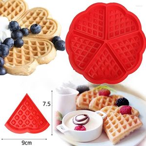 Stampi da forno Stampo per waffle in silicone Stampo per torta antiaderente in silicone Biscotti al cioccolato fai-da-te Pan Bakeware Accessori