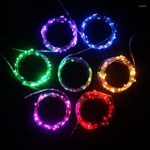 Strängar semesterbelysning led Fairy String Lights Christmas Wedding Party Garland Outdoor Curtain Garden Decor 5M 50LED