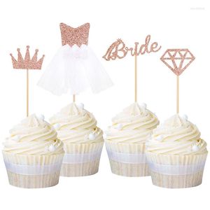 Party Decoration Wedding Favors Bride To Be Cake Toppers Team Bachelorette Supplies Hen Bridal Shower Letter Banners