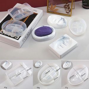 Soap Dishes Tray Holder Storage Silicone Mould For Diy Handmade Uv Resin Epoxy Drain Rack Mold