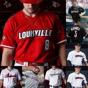 GLAA3740 NCAA Baseball Jersey Henry Davis Cameron Masterman Levi Usher Luke Brown 20 Dalton Rushing Alex Binelas Michael Prosecky Kaleb Corbett Brian