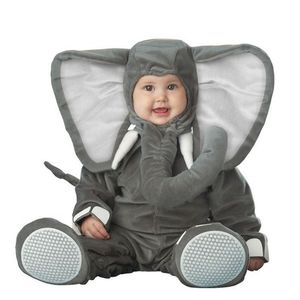 Special Occasions Elephant Costume Baby Boy Girl Halloween Animal Cosplay Jumpsuit Anime Suit Funny Onesie Kigurumis Festival Chiristmas Outfit 220919