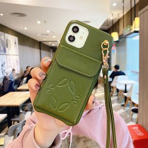 Designers Iphone Cellphone Cases Phone Handbags Women Wallet Cases Universal Shoulder Handbag Strap Crossbody Bag For Iphone 14 13 Pro