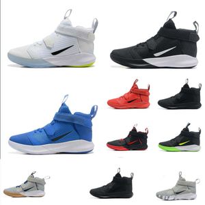 2022mens Precision 3 High Top Basketball Shoes White Black Blue Red Green Grey LeBron Soldier 19 Xix Space Jam Sneakers Tennis