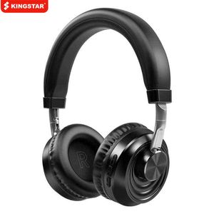 Headsets KINGSTAR HIFI Wireless Headphones Stereo Sport Gaming Headset FM SD Card With Mic Bluetooth Headphone For PC /Phone /Audio MP3 T220916