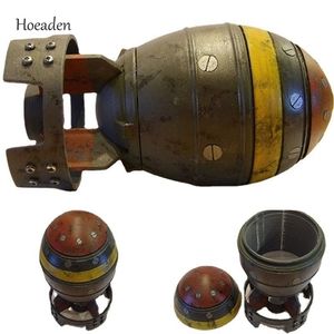 Dekorativa föremål Figurer Mini Nuke Bomb Förvaringslåda Retro Resin Figurine Desktop Art Hantverk Dekor för Hem Sovrum Kontor Bordsskiva Dekoration 220919