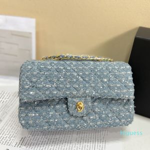 borse a tracolla a catena borse a tracolla di lusso da donna designer di alta qualità buon hardware borsa per la spesa moda ragazza borsa di due dimensioni