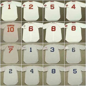 GlaC202 Boston 1 BERNIE CARBO 1975 2 JERRY REMY 3 JIMMIE FOXX 4 BUTCH HOBSON 5 DENNY DOYLE 6 BILL BUCKNER Retro Baseball Jersey