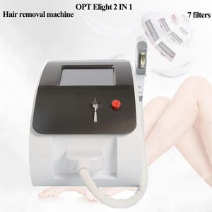 Máquinas cosméticas do rejuvenescimento do ipl do laser optam a remoção do cabelo elight portátil instrumento de levantamento da pele rf e luz anti máquina do enrugamento