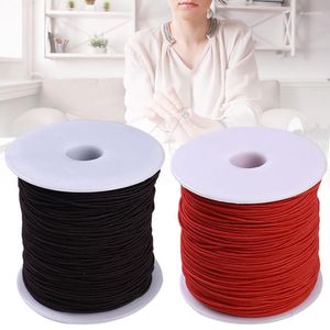 Clothing Yarn 100m 1mm Round Elastic Cord String Thread Band Rope Beading Macrame DIY Crafts BENL889