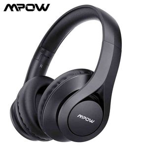 Headset MPOW BH451 Pro Gaming 60 timmar trådlösa hörlurar som leder Bluetooth 5.0 Headset CVC6.0 MIC HIFI Stereo Sound T220916