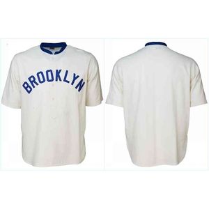 GLAA3740 Brooklyn Tip Tops 1914 Home Jersey Любой игрок или номера шить все сшитые высококачественные бейсбольные майки