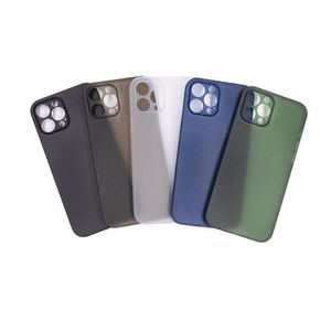 0.3mm Matte PP Phone Cases Ultra Fino Fosco Cobertura Completa Capa Flexível Proteção de Câmera Para iPhone 15 14 13 12 Mini 11 Pro Max X XS XR 8 7 Plus