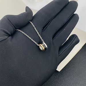 Collana di design personalizzato Catena d'oro con pendente per donne Fidanzamento Matrimonio Anniversario Fidanzata Catene in argento rosa Collane Gioielli firmati