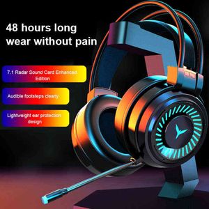 سماعات الرأس سماعات الرأس Wired Gamer Headset 7.1 محيط 4D أذن أذن استريو مع ميكروفون 7 Color RGB لـ PS4 Xbox One PC Games G58 T220916