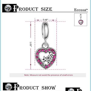 Чары MSEE PICS Day Jewelry Jewelry Crystal стразы Закусы мамы шарм