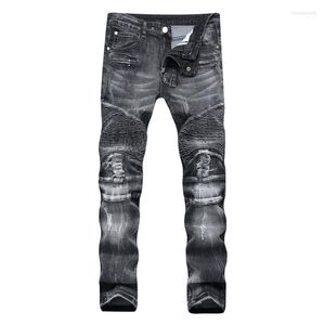 Jeans de jeans jeans jeans para homens se alongam em excesso 28-38 40 42 2022 primavera sutumn winter hip hop punk streetwear retchwork1