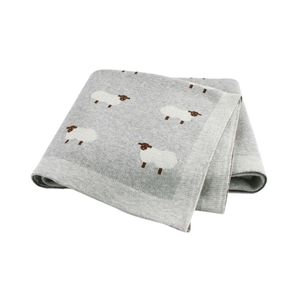 담요 Swaddling Baby Knitted Born Stroller 침구 랩 만화 Alpaca Infantil Boys Girls를받는 담요 어린이 퀼트 220916