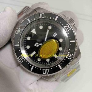 2 Color Super N Factory Cal Movement Watches Real Po Men s L Steel mm Ceramic Bezel Bracelet Black249f