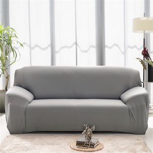 Chair Covers 1pc Elastic Sofa Covers for Living Room Solid Color Spandex Sectional Corner Slipcovers Couch Cover L Shape Need Buy 2PCS Cover 220919