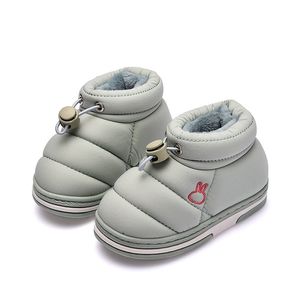 Stivali Bambini Inverno Bambini Scarpe da neve all'aperto Ragazzi Caldo Peluche Addensare Stivali da casa per interni Fashion Girls 220919