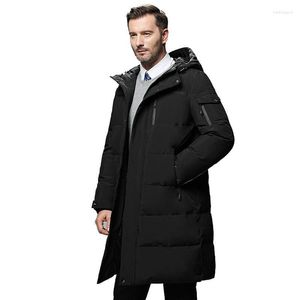 Men's Down Men's & Parkas Waterproof Thick Winter Men Long White Duck Jacket Brand Clothing Hooded Warm Coat Male Puffer Parka