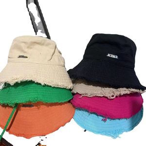 Cappelli a tesa avara Modelli di lettere Marca J Bucket Cap Protezione solare